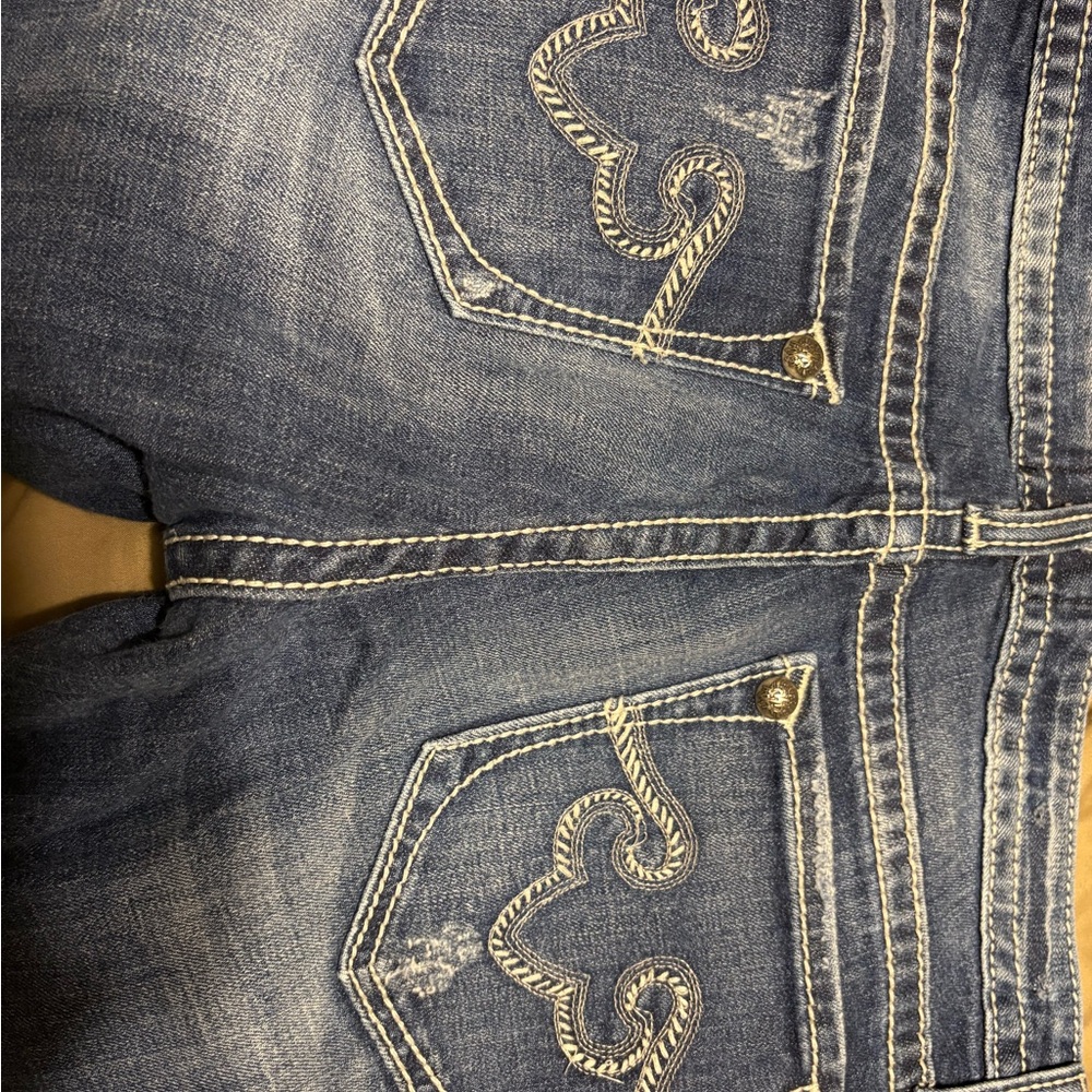 Skinny Mid-Rise Jeans in Dark Blue Wash - Picture 6 of 6